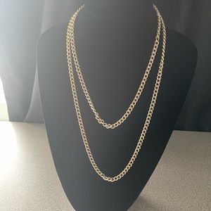 Vintage Made In Germany Long Chain Link Necklace